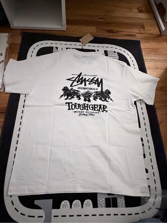 Stussy Other - Stussy ToughGear White Graphic Tee Size L